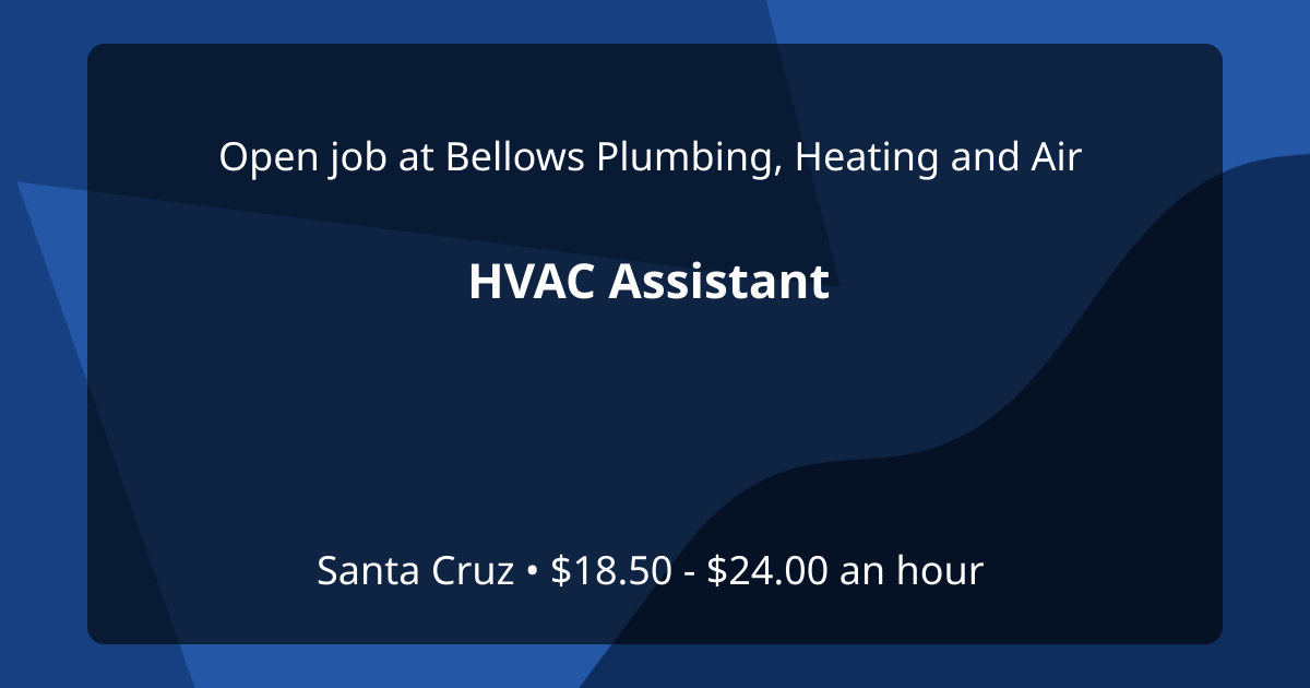 Reviews for Bellows Plumbing, Heating & Air in Santa Cruz