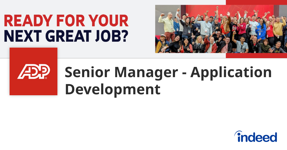 Senior Application Development Manager Salary