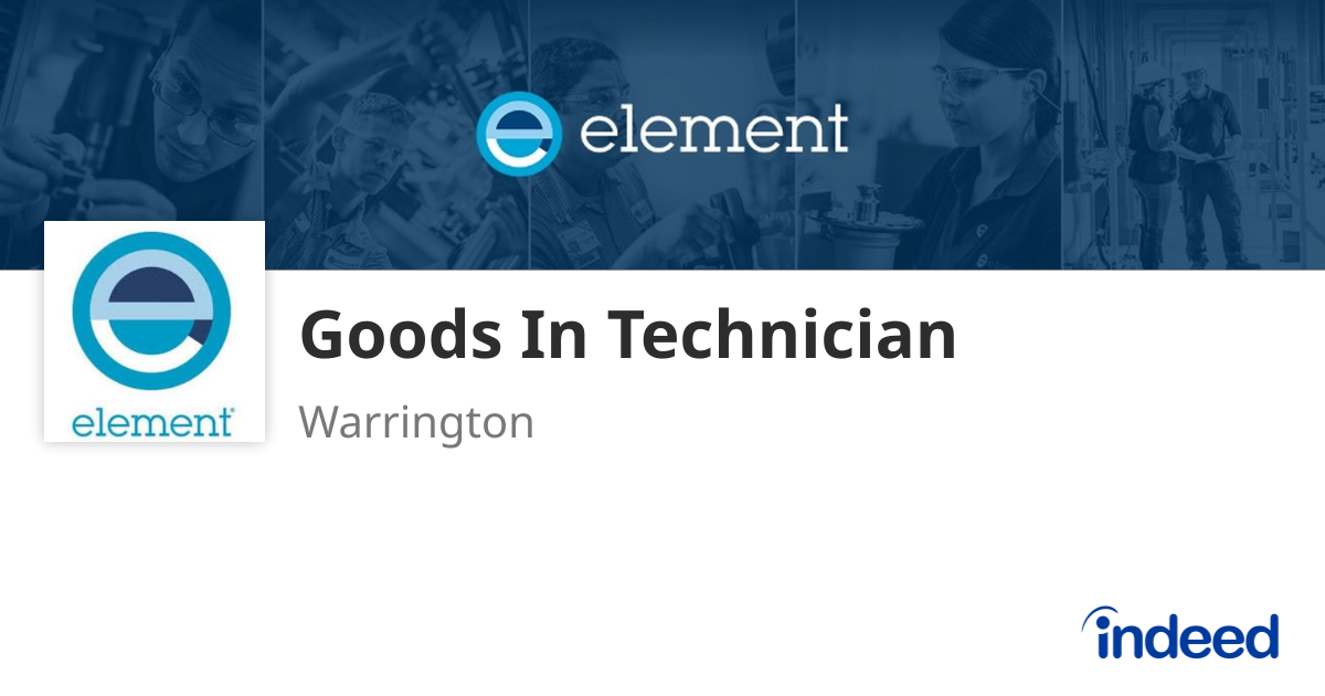 Goods In Technician - Warrington WA3 6FW - Indeed.com