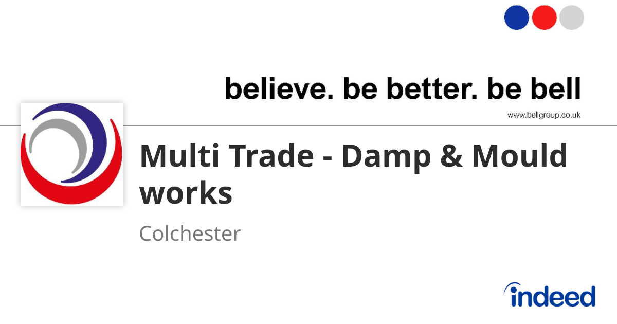Multi Trade Operative Job Multi Trade - Damp & Mould works - Colchester - Indeed.com