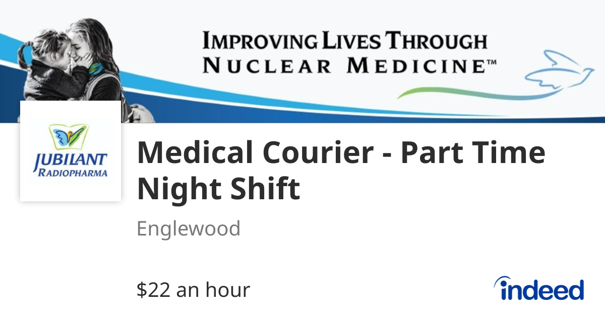 Medical Courier - Part Time Night Shift