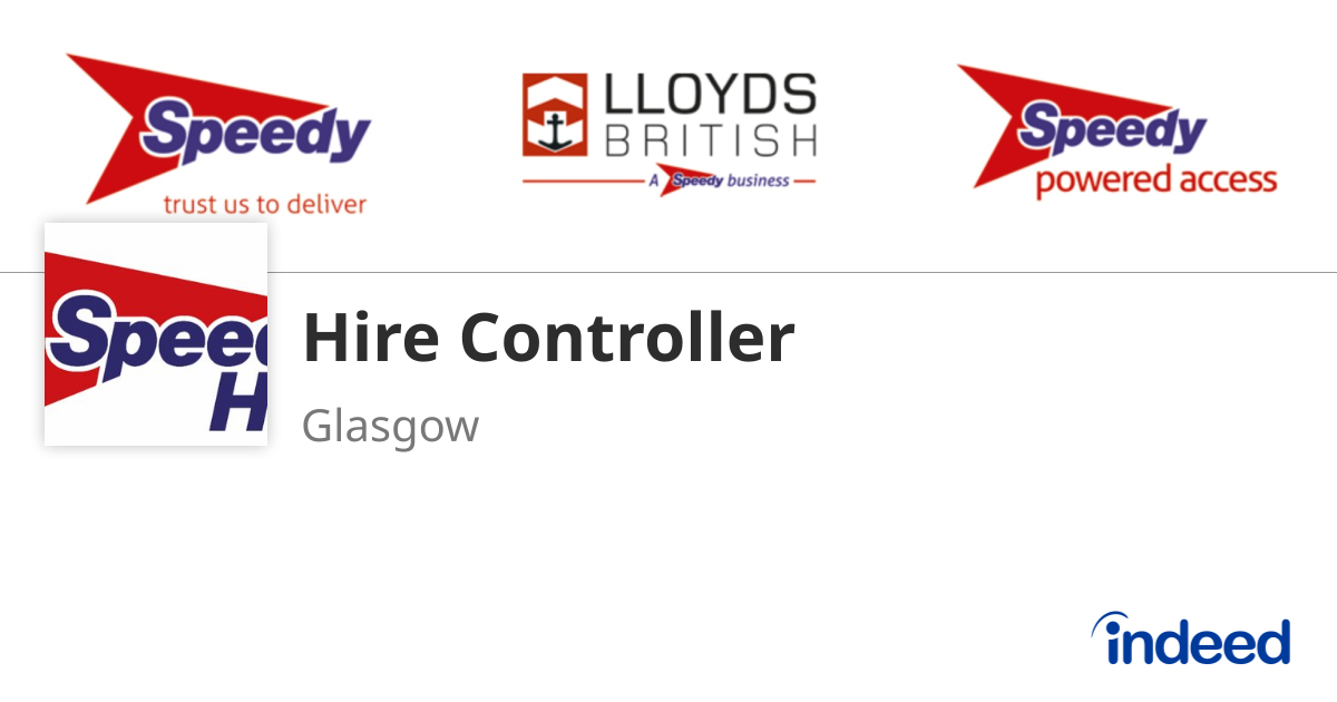 Hire Controller - Glasgow G32 - Indeed.com