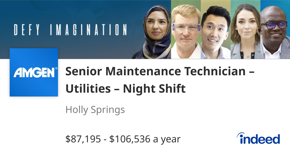 Senior Maintenance Technician – Utilities – Night Shift