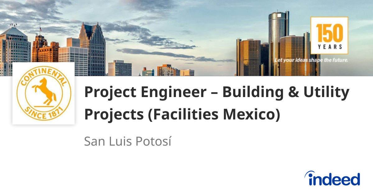 Project Engineer – Building & Utility Projects (Facilities Mexico ...