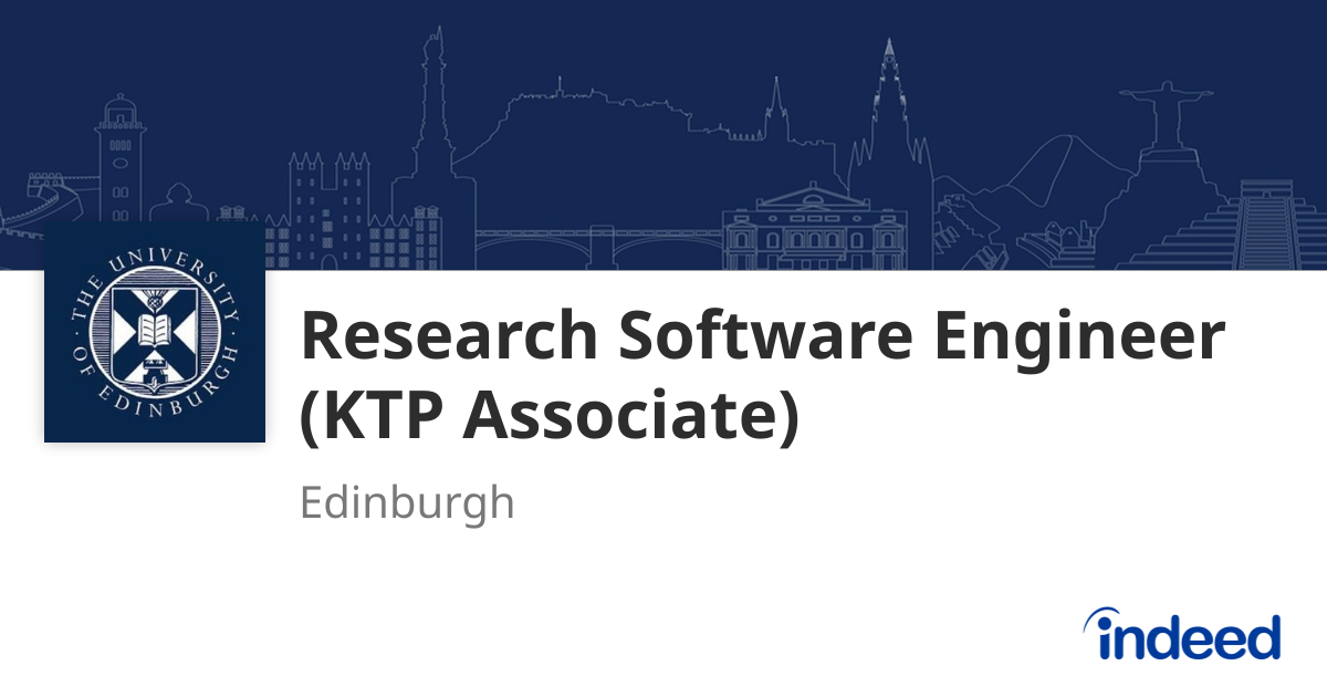 Research Software Engineer - Edinburgh - Indeed.com