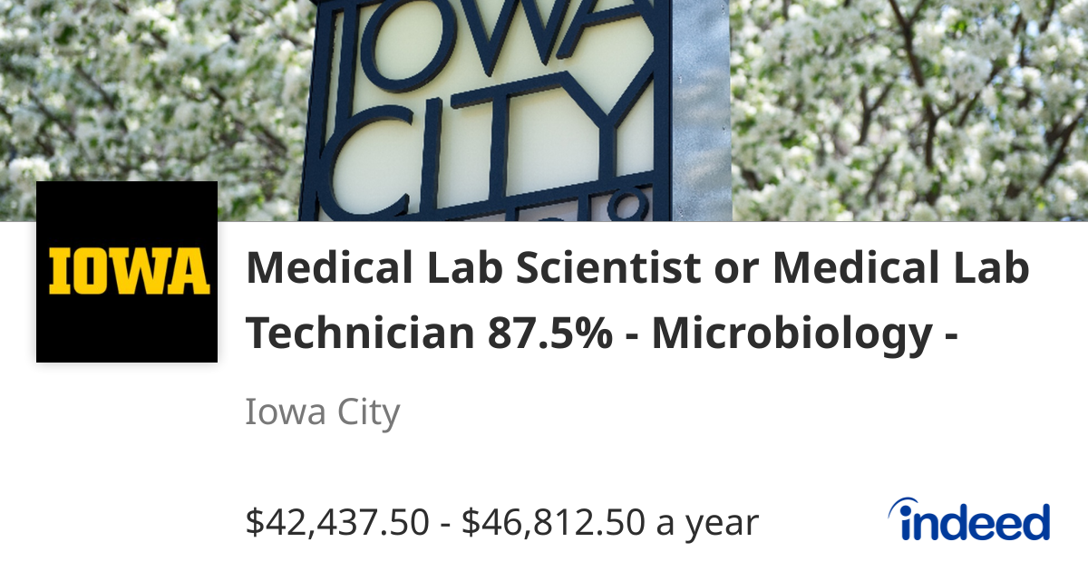 Medical Lab Scientist or Medical Lab Technician 87.5% - Microbiology - 3rd Shift