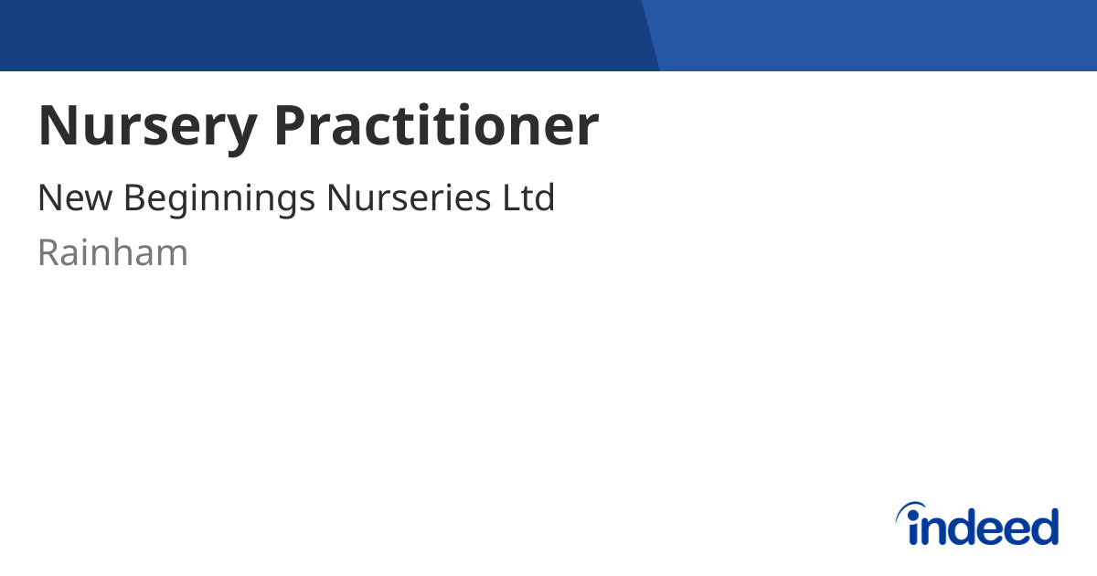 nursery-practitioner-rainham-rm13-9th-indeed