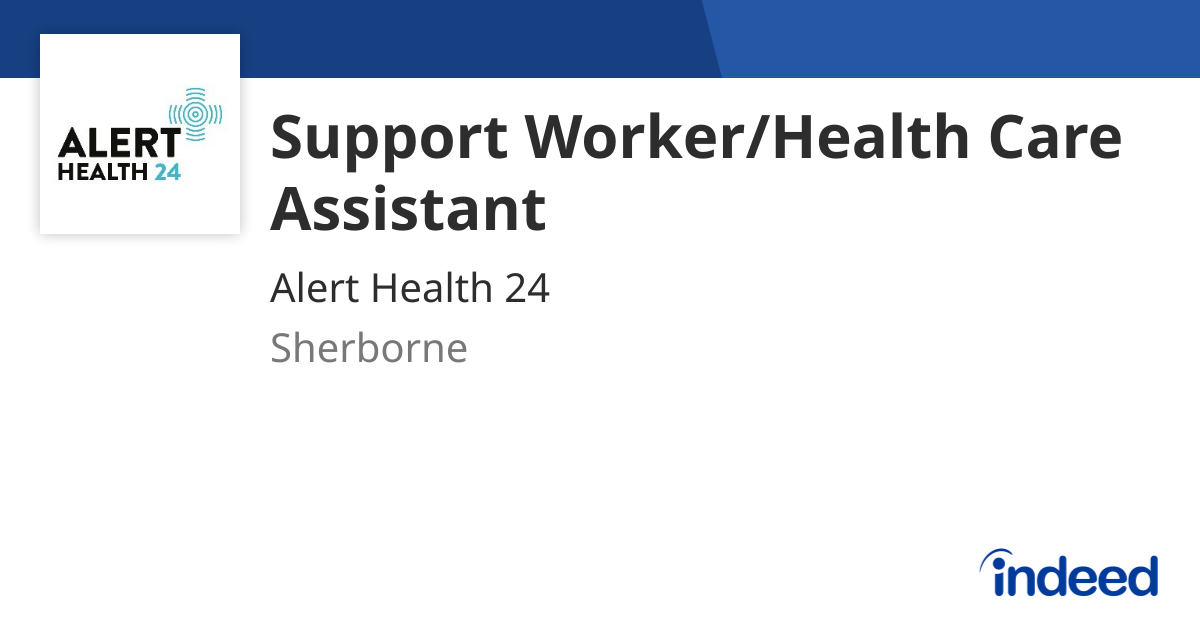 Support Worker/Health Care Assistant - Sherborne - Indeed.com