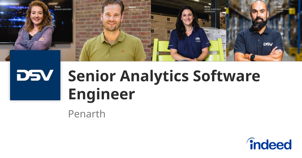 Senior Analytics Software Engineer - Penarth CF10 3EU - Indeed.com