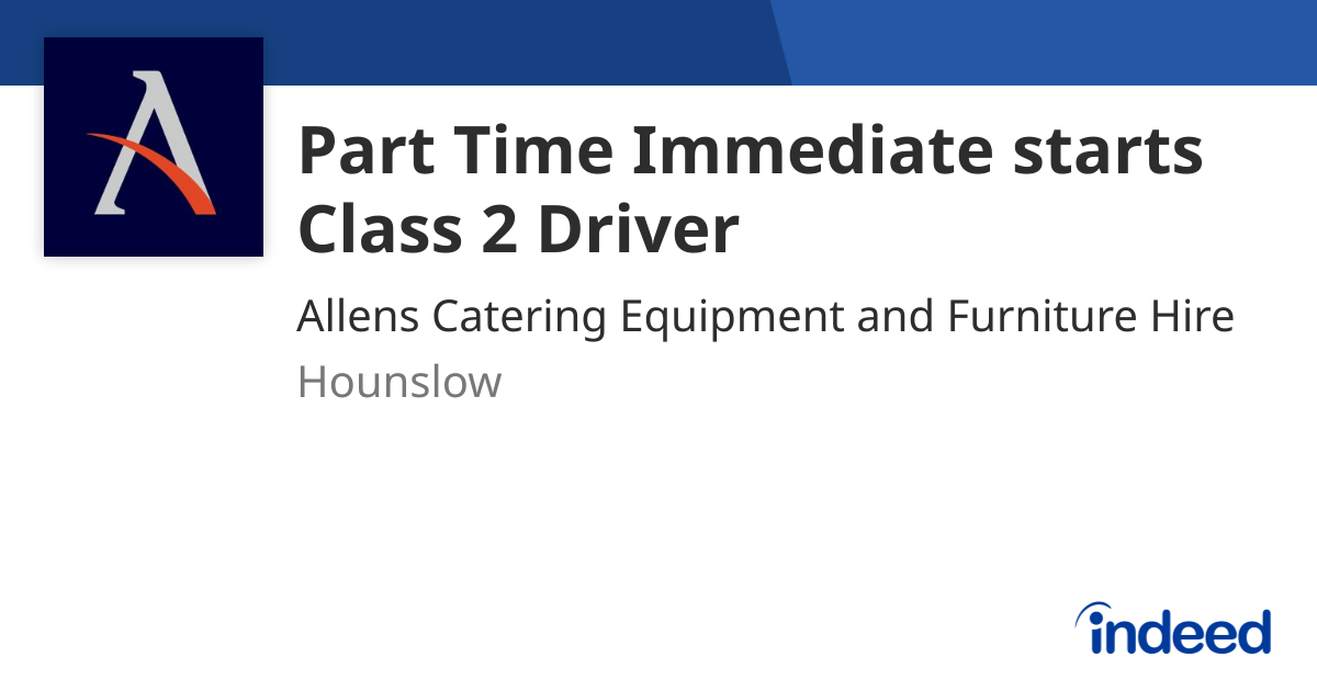 Part Time Immediate Hire