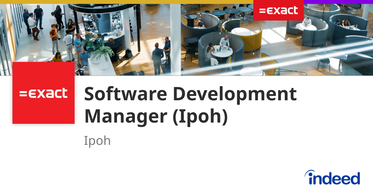 Software Development Manager (Ipoh) - Ipoh - Indeed.com