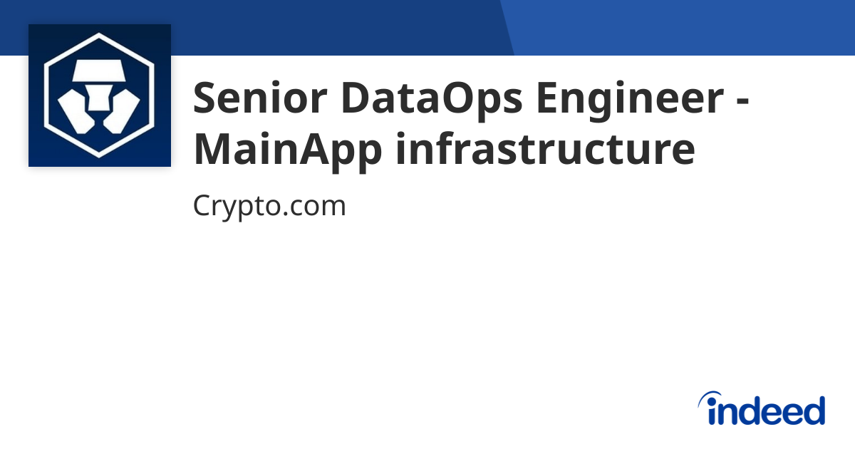 Senior DataOps Engineer - MainApp infrastructure - Hong Kong - Indeed.com