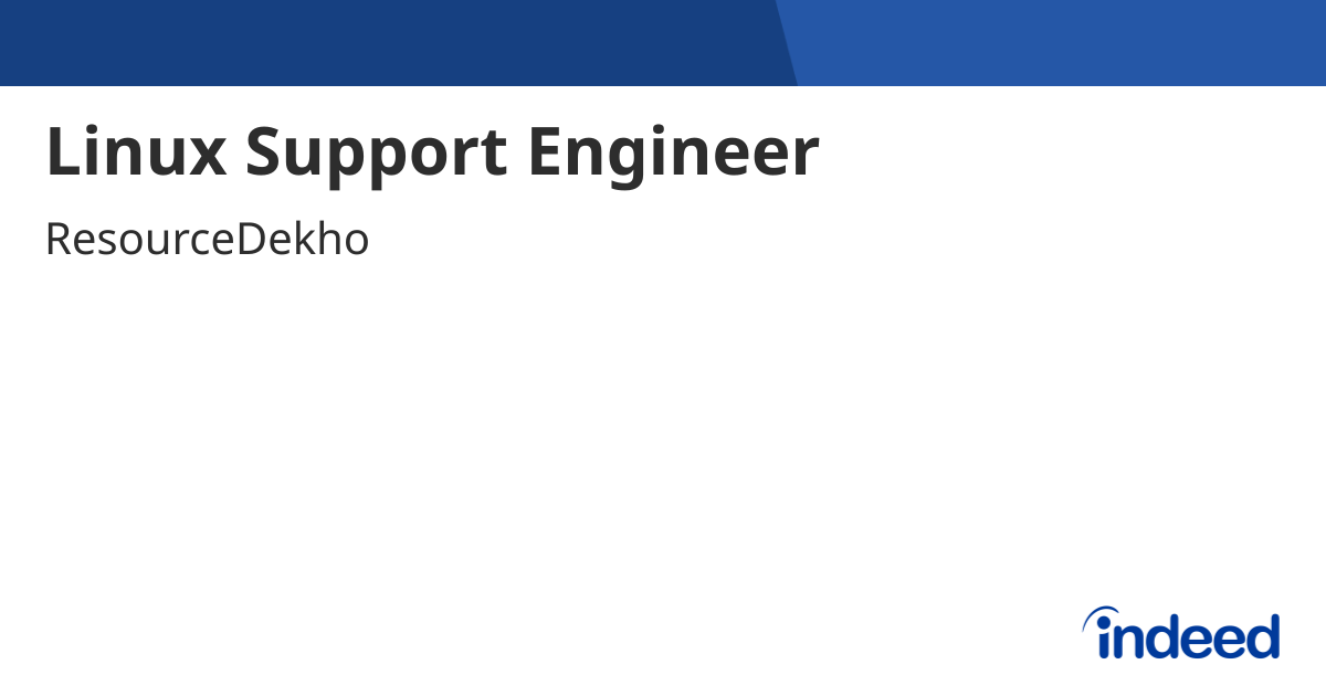 linux-support-engineer-kurla-mumbai-maharashtra-indeed