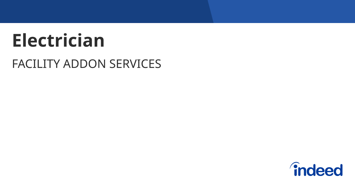 Electrician - Aluva, Kerala - Indeed.com