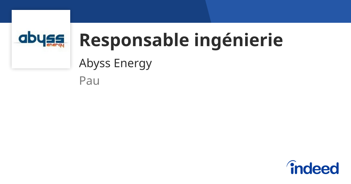 Responsable ingénierie - Secunda, Mpumalanga - Indeed.com