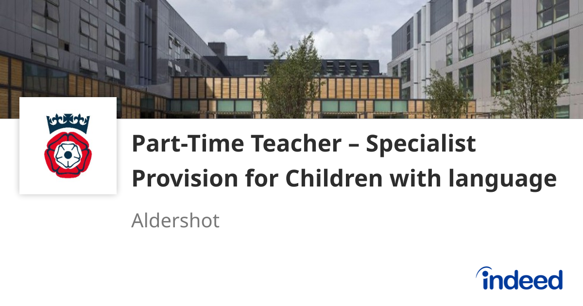 Part Time Teacher Specialist Provision For Children With Language And part-time-teacher-specialist-provision-for-children-with-language-and