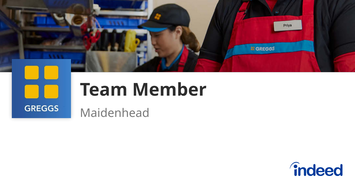 Team Member - Maidenhead SL6 1JF - Indeed.com