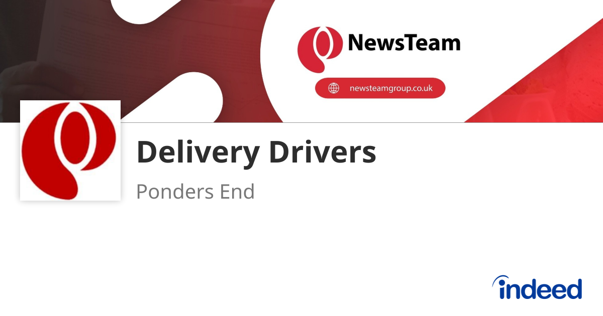 Delivery Drivers - Ponders End N9 9AS - Indeed.com