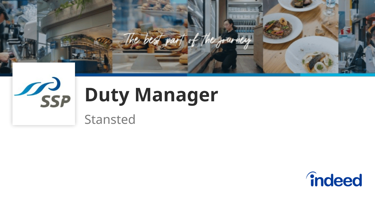 Jobs Drive Rstansted Duty Manager - Stansted CM24 - Indeed.com