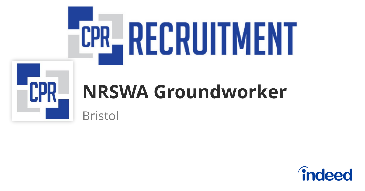 NRSWA Groundworker - Bristol - Indeed.com