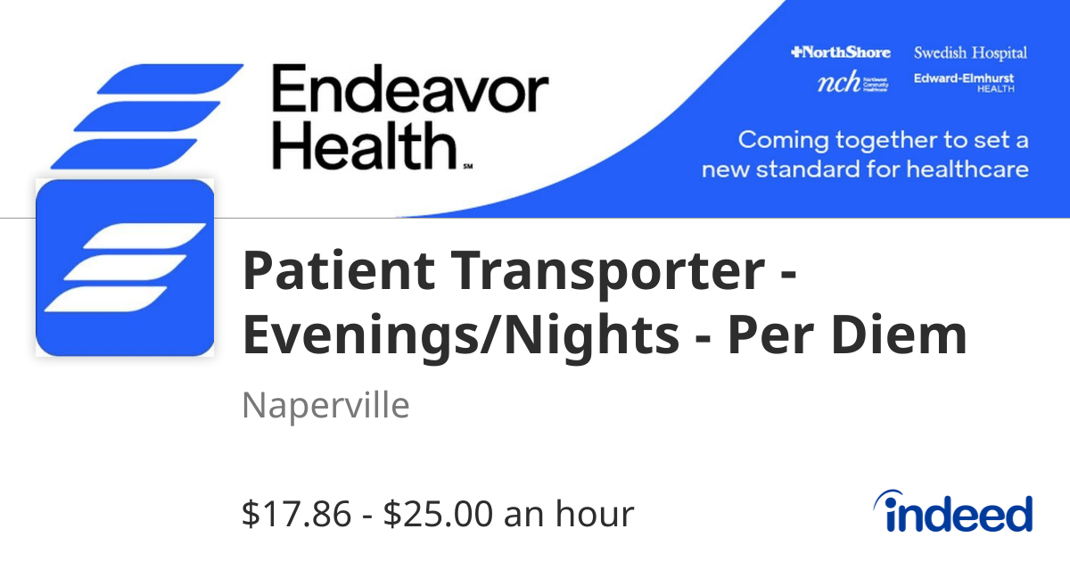 Patient Transporter - Evenings/Nights - Per Diem