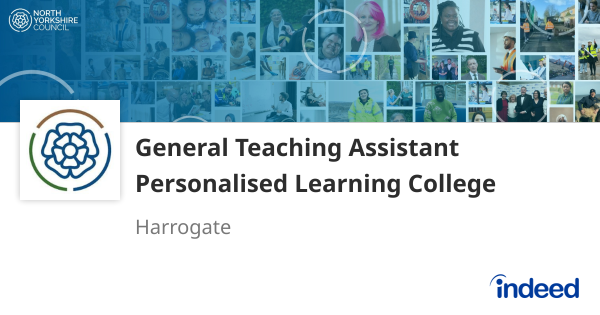 General Teaching Assistant Personalised Learning College - Harrogate ...