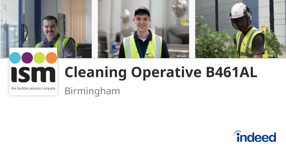 Cleaning Operative B461AL - Birmingham B46 1AL - Indeed.com