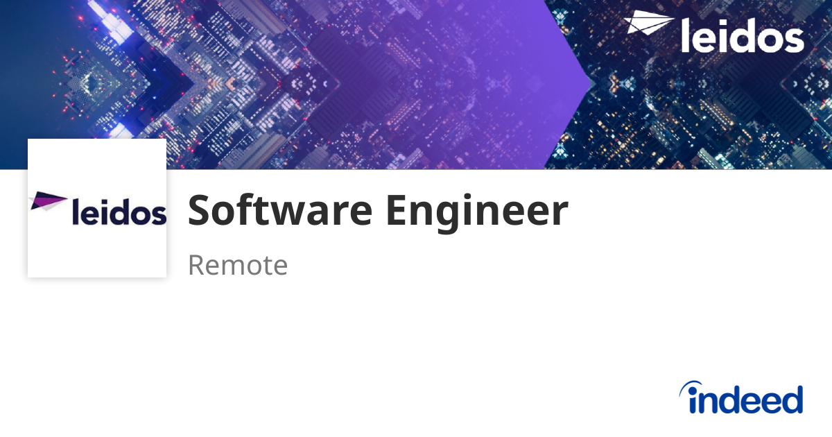 Software Engineer - Remote - Indeed.com