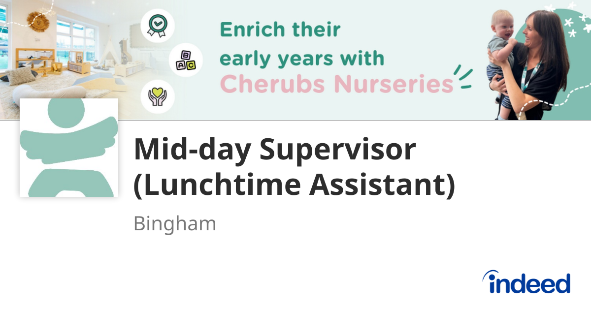Mid-day Supervisor (Lunchtime Assistant) - Bingham NG13 8AG - Indeed.com