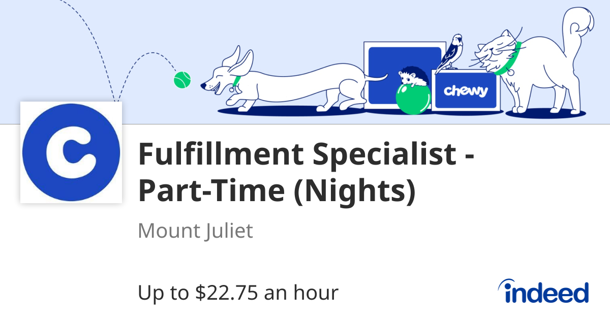 Fulfillment Specialist - Part-Time (Nights)