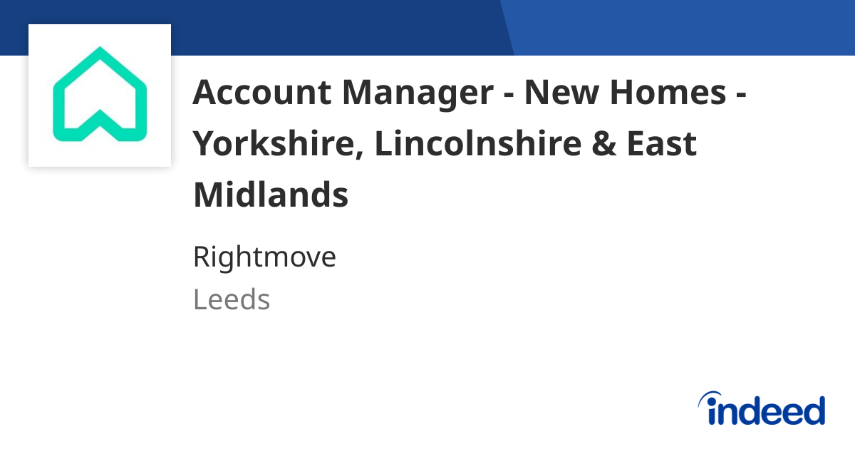 account-manager-new-homes-yorkshire-lincolnshire-east-midlands