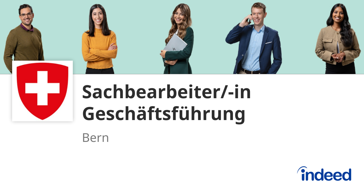 Sachbearbeiter/-in Geschäftsführung - 3003 Bern, BE - Indeed.com