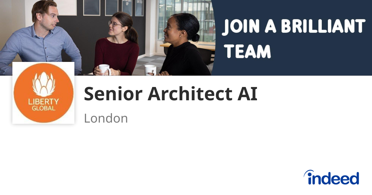Senior Architect AI - London - Indeed.com