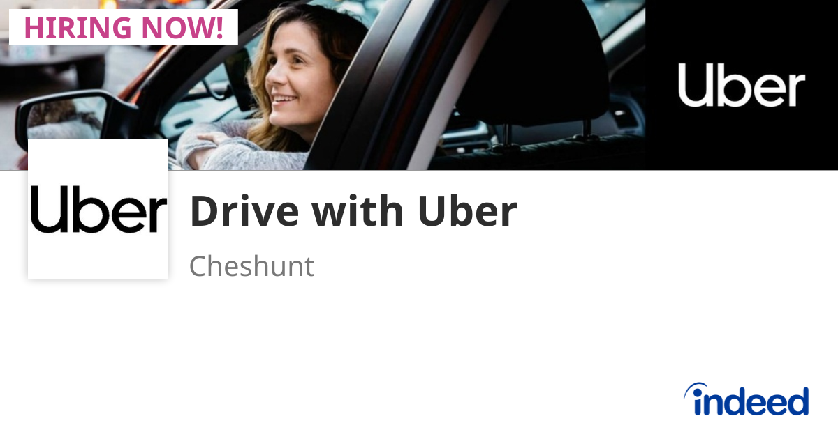 Drive with Uber - Cheshunt - Indeed.com