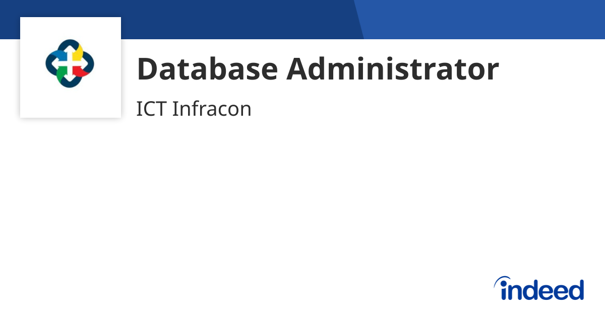 Ict Infracon Database Administrator - Ahmedabad, Gujarat - Indeed.com