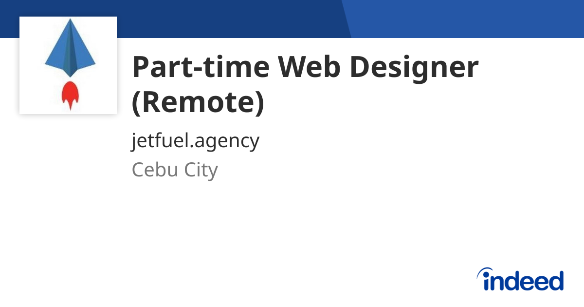 Part-time Web Designer (Remote) - Cebu City - Indeed.com