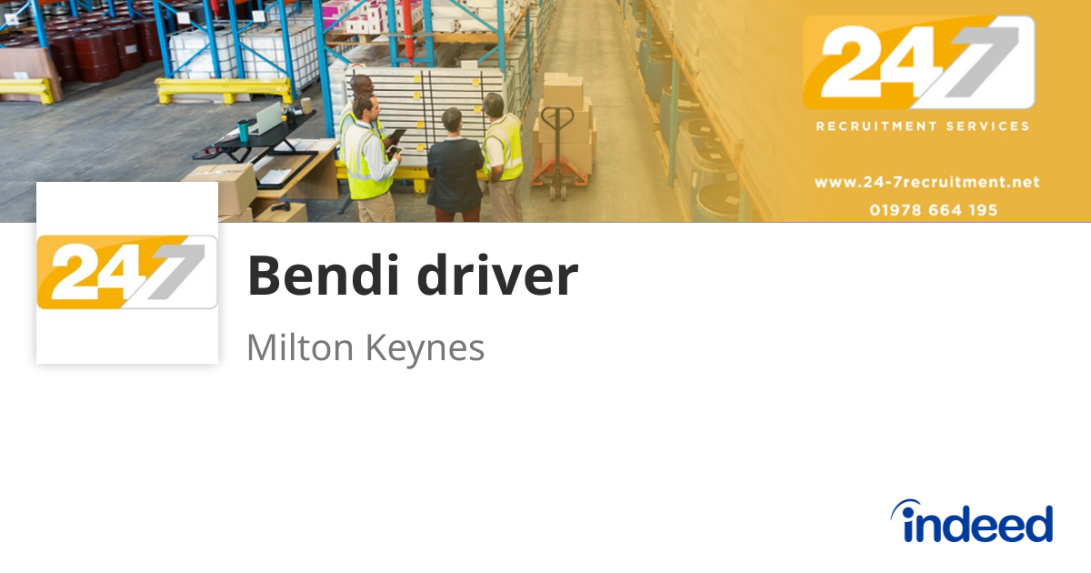 Bendi driver - Milton Keynes MK10 - Indeed.com