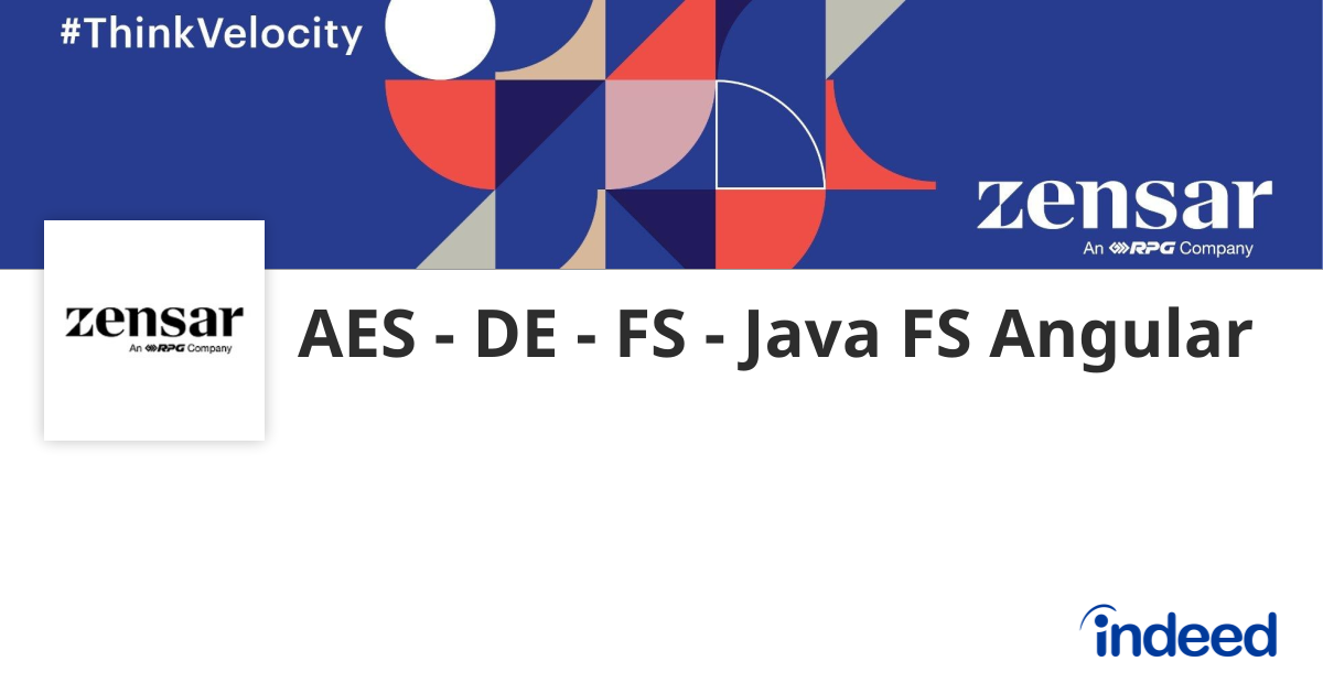 AES - DE - FS - Java FS Angular - Hyderabad, Telangana - Indeed.com