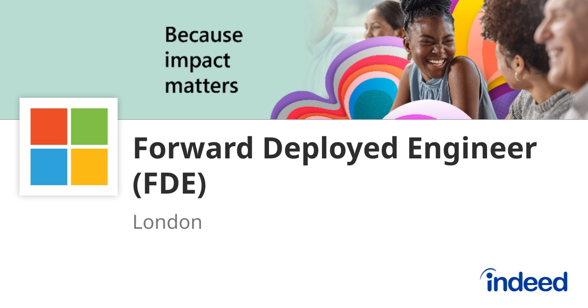 Forward Deployed Engineer (FDE) - London - Indeed.com