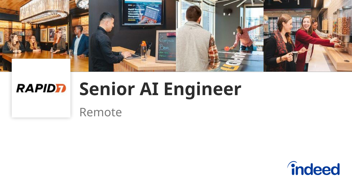 Senior AI Engineer - Remote - Indeed.com