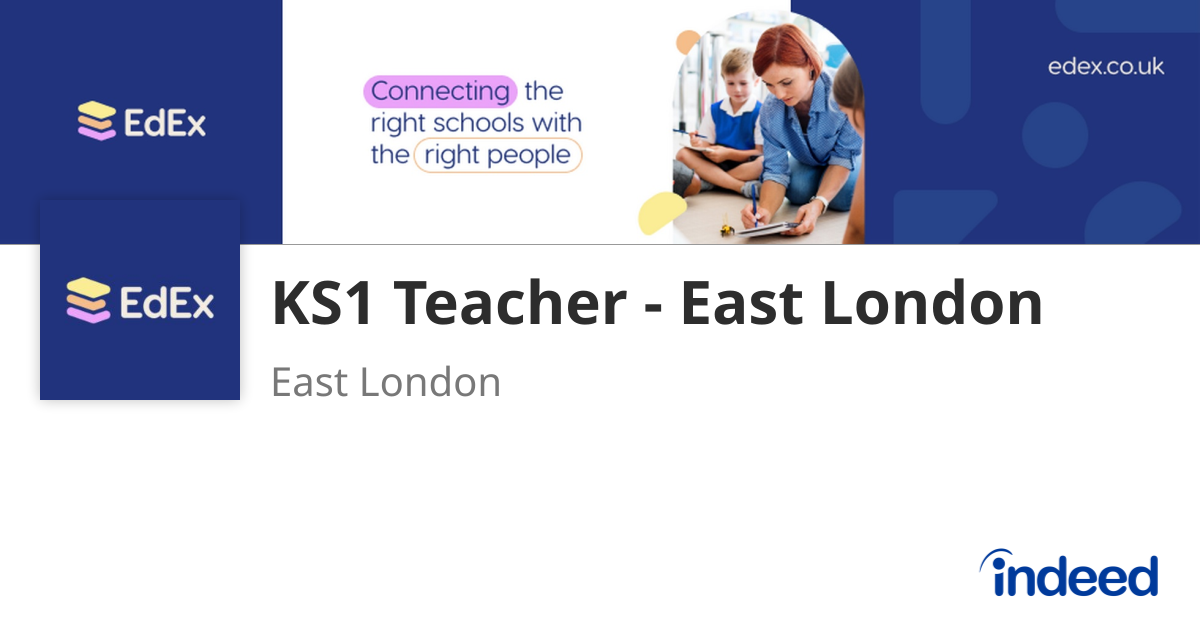 KS1 Teacher - East London - East London - Indeed.com