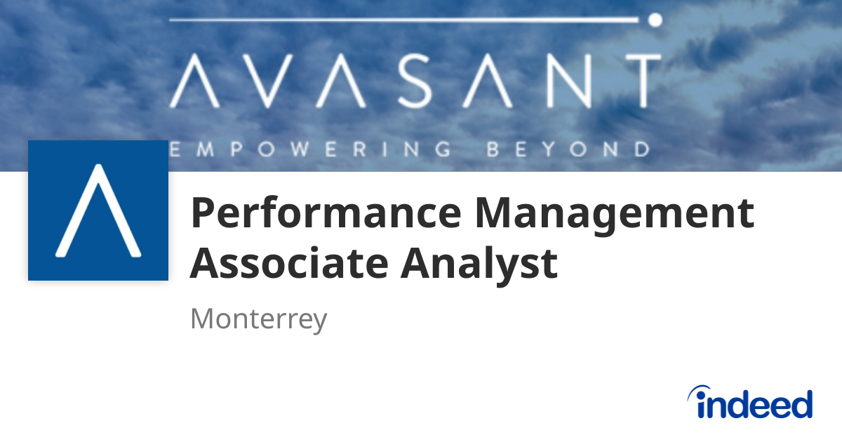 Performance Management Associate Analyst - Monterrey, N. L. - Indeed.com