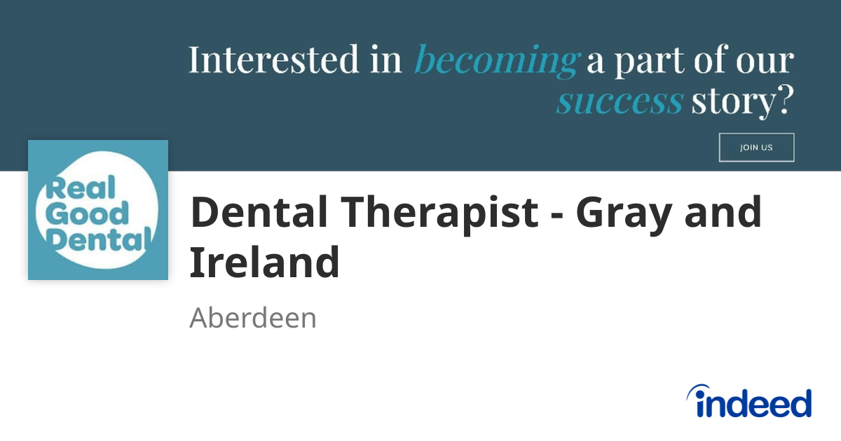 Dental Therapist - Gray and Ireland - Aberdeen AB25 2NG - Indeed.com