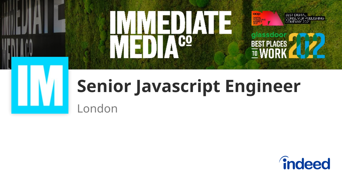Senior Javascript Engineer - London - Indeed.com