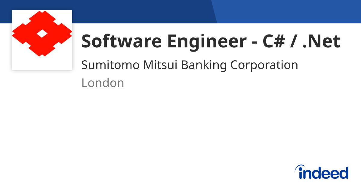 Senior Software Engineer - C# / .Net - London EC2M - Indeed.com
