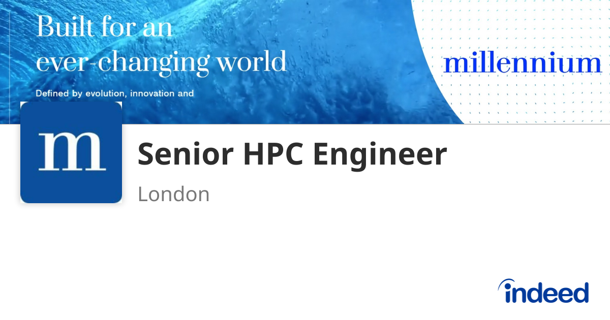Senior HPC Engineer - London - Indeed.com