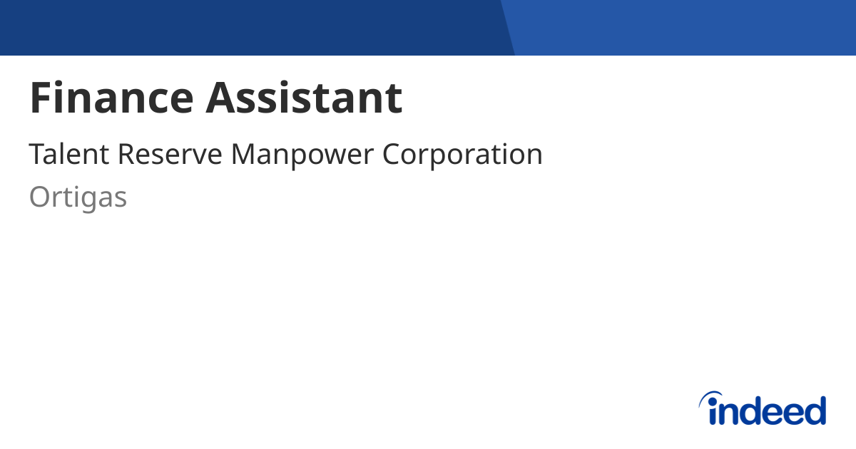 finance-assistant-ortigas-indeed