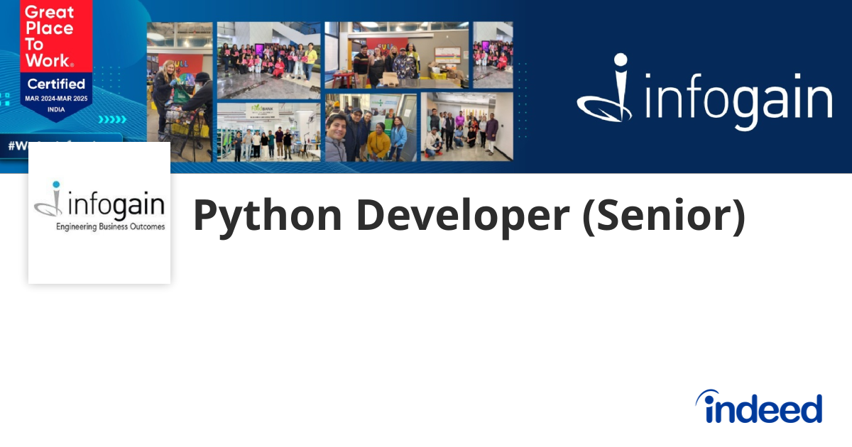 Python Developer (Senior) - Mumbai, Maharashtra - Indeed.com