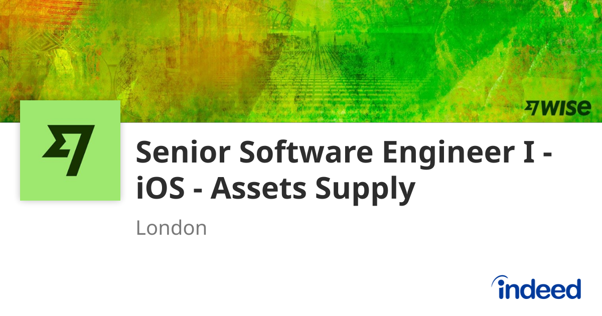 Senior Software Engineer I - Assets Supply - London EC2A 4JE - Indeed.com