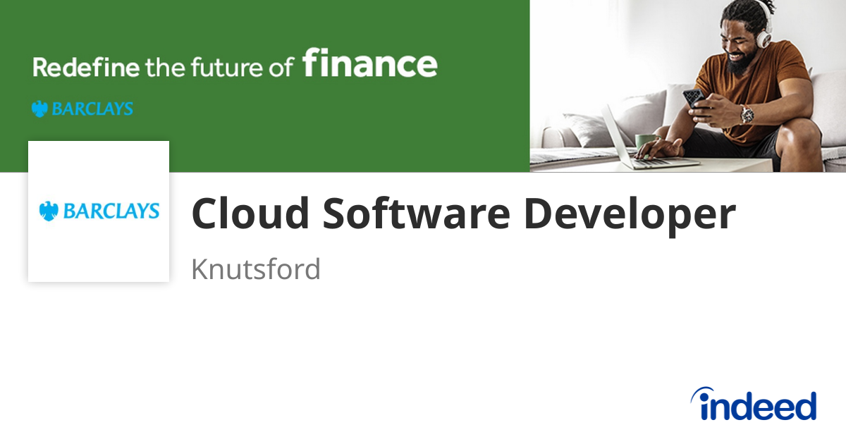 Cloud Software Developer - Knutsford WA16 9EU - Indeed.com
